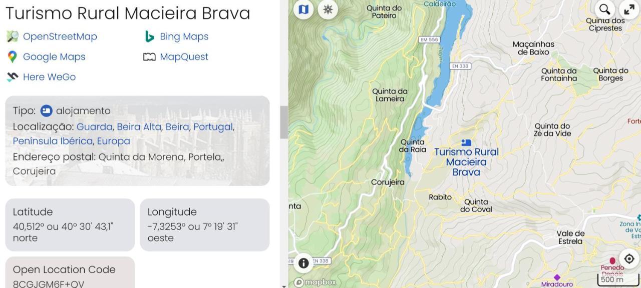 Turismo Rural Macieira Brava Guarda Buitenkant foto